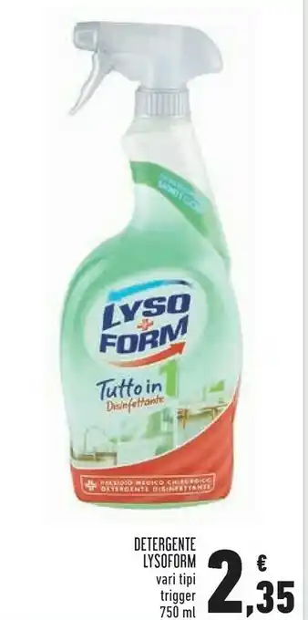 Conad Lysoform Detergente Disinfettante Tutto In 1 Spray offerta