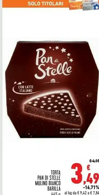 Conad Superstore Barilla Mulino Bianco Torta Pan Di Stelle offerta