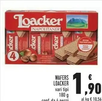 Conad Superstore Loacker Napolitaner 180 G(ml) offerta