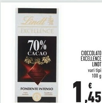 Conad Superstore Lindt Cioccolato Excellence offerta