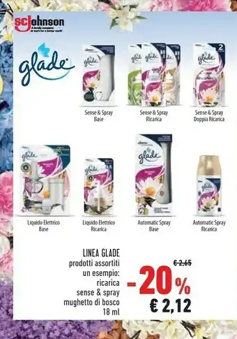 Conad Glade Ricarica Sense & Spray Mughetto Di Bosco offerta