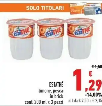 Conad Superstore Estathé Limone offerta