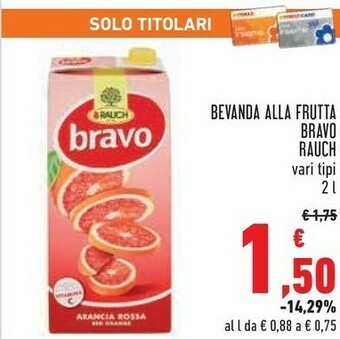 Conad Superstore Rauch Bevanda Alla Frutta offerta