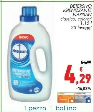 Conad Superstore Napisan Detersivo Igienizzante offerta