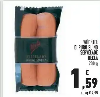 Conad Superstore Recla Wurstel 200 G(ml) offerta