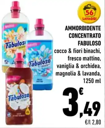 Conad AMMORBIDENTE CONCENTRATO FABULOSO 1250 ml offerta