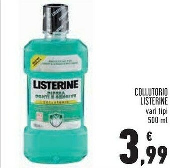 Conad Listerine Collutorio offerta