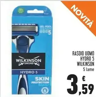 Conad Wilkinson Sword Rasoio Uomo Hydro 5 offerta