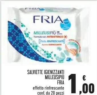 Conad Fria Salviette Igienizzanti Milleusipiu offerta