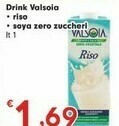 Despar Valsoia Drink Riso/ Soya Zero Zuccheri offerta