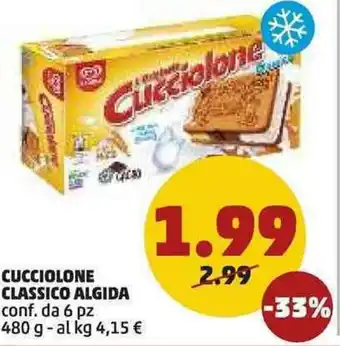 PENNY Algida Cucciolone Classico 6pz 480g offerta