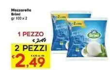 Despar Brimi Mozzarella 200 G(ml) offerta