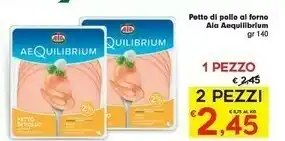 Despar Aia Petto Di Pollo Al Forno Aequilibrium 140 G(ml) offerta