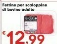 Despar Fettine Per Scaloppine Di Bovino Adulto offerta