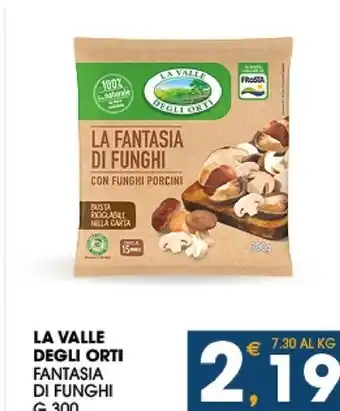 SeBón Supermercati La valle degli orti fantasia di funghi offerta