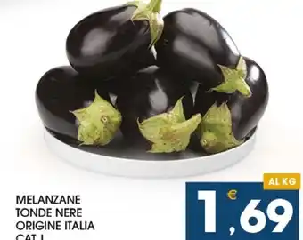 Melanzane tonde nere origine italia