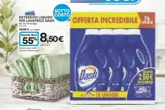 Ipercoop Dash Detersivo Liquido Per Lavatrice offerta