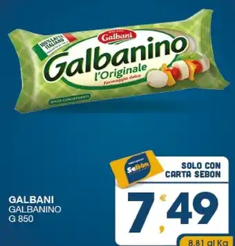 SeBón Supermercati Galbani galbanino offerta
