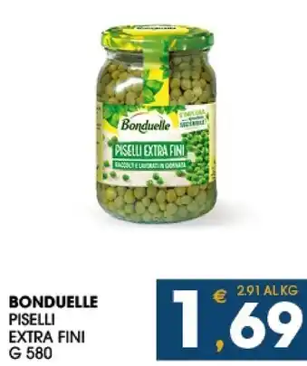 SeBón Supermercati Bonduelle piselli extra fini offerta
