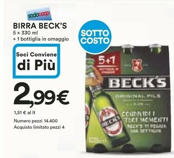 Ipercoop Birra offerta
