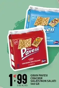 Sisa Gran pavesi cracker salati /non salati offerta