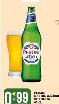 Sisa Peroni nastro azzurro bottiglia offerta