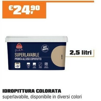 OBI IDROPITTURA COLORATA offerta