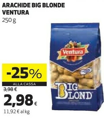 Coop Ventura Arachide Big Blonde offerta