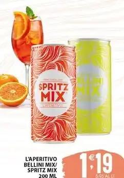 Sisa Bellini mix, spritz mix - l'aperitivo offerta