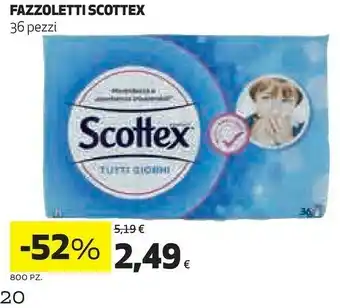 Coop Scottex Fazzoletti 36 Pezzi offerta