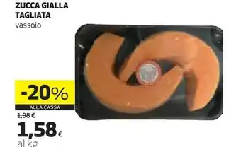 Coop Zucca Gialla Tagliata offerta
