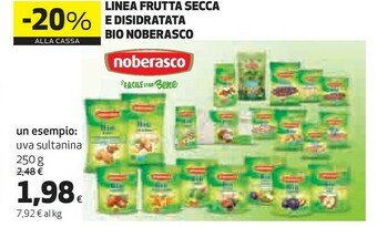 Coop Noberasco Linea Frutta Secca E Disidratata BIO offerta