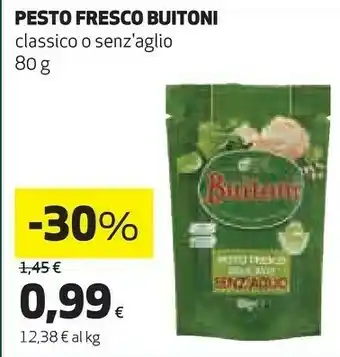Coop Buitoni Pesto Fresco offerta