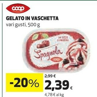 Coop Coop - Spagnola Con Succo Di Amarena 500 G(ml) offerta