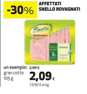 Coop Rovagnati Affettati Snello offerta