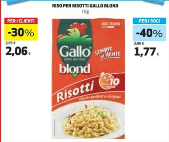 Coop Gallo Riso - Risotti Riso Roma Gran 1000 G(ml) offerta