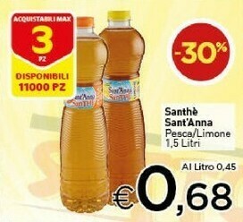 Crai Sant'anna Thè Al Limone offerta