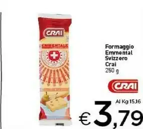 Crai Crai Formagggio Emmental Svizzero offerta
