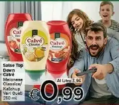 Crai Calvè Salse Top Down Ketchup offerta