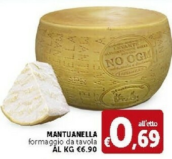Deco Supermercati Mantuanella Formaggio Da Tavola offerta