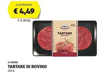 ALDI Il podere tartare di bovino offerta