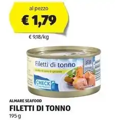 ALDI Almare seafood filetti di tonno offerta