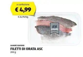 ALDI Almare seafood filetti di orata asc offerta