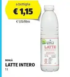 ALDI Bonlà latte intero offerta