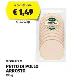 ALDI Freschi per te petto di pollo arrosto offerta
