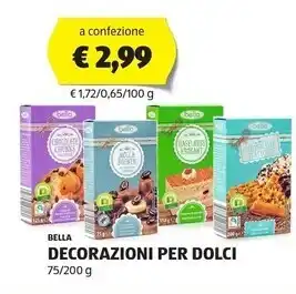 ALDI Bella decorazioni per dolci offerta