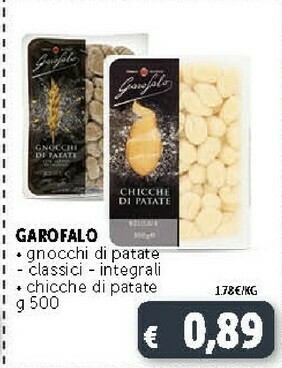 Deco Supermercati Garofalo Garofalo - Gnocchi di Patate 500 g(ml) offerta