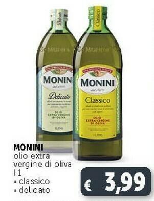 Deco Supermercati Monini Olio Extra Vergine Di Oliva 1000 G(ml) offerta