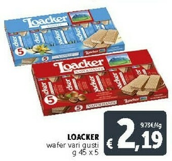 Deco Supermercati Loacker Napolitaner offerta