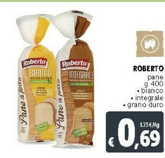 Deco Supermercati Roberto - Pane Integrale 400 G(ml) offerta